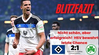 Scholles Blitzfazit zum Spiel  HSV 21 Greuther Fürth  33 Spieltag Saison 20222023  93 [upl. by Dalli]