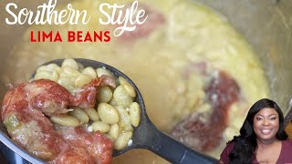 Soul Food Lima Beans amp Smoked Ham Hocks How To Make Delicious Lima Beans With Ham Hocks [upl. by Rouvin346]