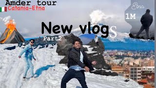 my second vlogs of the mountain🌋 siciliacataniaetna i live messina enjoy the vlog 🙂🫶☃️ [upl. by Zoilla]