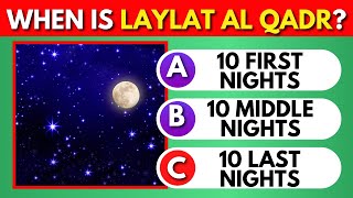 Laylat Ul Qadr Quiz  Ramadan Quiz  Islam Quiz [upl. by Ylecara]