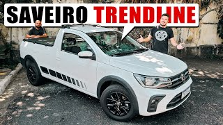 VOLKSWAGEN SAVEIRO TRENDLINE tudo sobre a picape que briga com a FIAT STRADA [upl. by Nueormahc855]