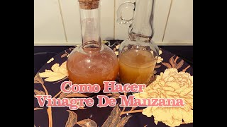 Como hacer un vinagre de manzana organico y beneficios [upl. by Reivaz]