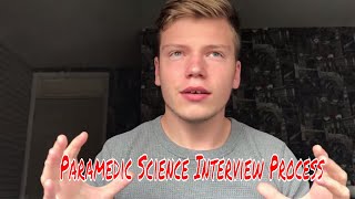 Paramedic Science  Student Paramedic  Interview Preparation [upl. by Hofmann]