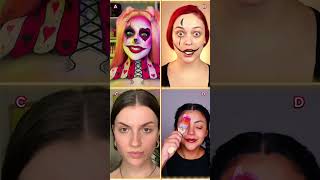 TikTok makeup trend  Circus 🤡 Pt 2  📌 Pinned your comment  makeup transition [upl. by Misty408]