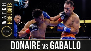 Donaire vs Gaballo HIGHLIGHTS December 11 2021  PBC on SHOWTIME [upl. by Henrie62]