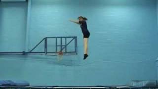 Trampoline Central  Forward Somersault Tucked Demo [upl. by Idnew726]