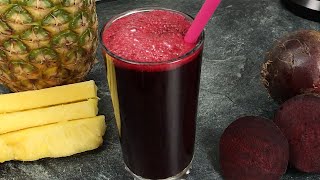 How to Make Beetroot Pineapple Juice  Super Healthy Beet Juice [upl. by Hasina]