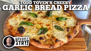 Todd Tovens Garlic Bread Pizza  Blackstone Griddles [upl. by Attenor479]