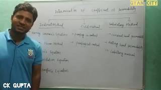 Soil mechanicslecture 11 permeability SSC JERRB JEJEAEBY CK GUPTA [upl. by Akenna929]