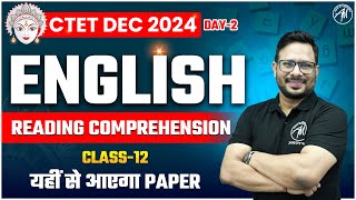 English  Reading Comprehension Day2 Class12 for CTET DEC 2024 by Adhyayan Mantra [upl. by Fancie660]