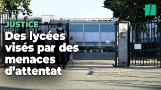 Menaces d’attentat et vidéo de décapitation envoyées à des lycées d’ÎledeFrance ce que l’on sait [upl. by Ahseinet229]