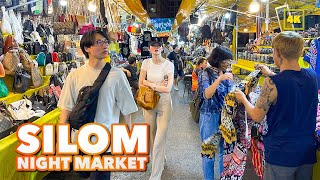 Walk through SILOM night market  changed👍 [upl. by Cheffetz]