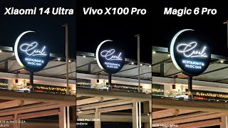 Xiaomi 14 Ultra Vs Vivo X100 Pro Vs Honor Magic6 Pro Camera Comparison [upl. by Chesnut203]