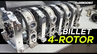 The Ultimate Rotary engine  BILLET 4Rotor  fullBOOST [upl. by Cassi]