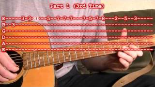 O Christmas Tree Tannenbaum Easy Guitar Lesson [upl. by Berty363]