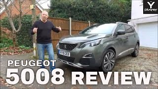 Peugeot 5008 best large family car seven seats economical Peugeot 5008 Review amp Road Test [upl. by Wanids]