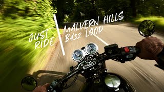 Malvern Hills B432 Loop RIDE POV \\ Triumph T120 Black 1200 4K [upl. by Johnathan]