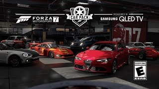 Forza Motorsport 7  Samsung QLED Car Pack Trailer 4K [upl. by Modesty]