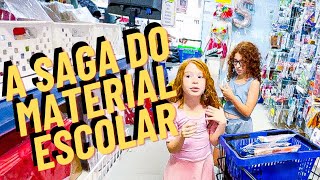 O MATERIAL ESCOLAR de 2024  FAMÍLIA RUIVA [upl. by Anwahsar]