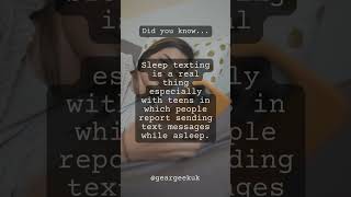 Turns out sleep texting is a real thing  especially for teens 😴👻 [upl. by Oker]