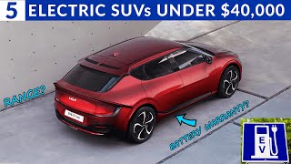 Best Electric SUVs Under 40K in USA 2021 [upl. by Darbee]