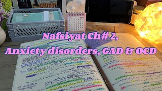 Anxiety Disorders Phobias GAD amp OCD Nafsiyat Chapter 2 2nd Year Psychology [upl. by Pachton520]