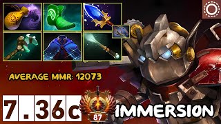 immersion  Clockwerk Expanded Armature  Average MMR 12073  736c  Immortal Dota 2 Pro Plays [upl. by Babita]