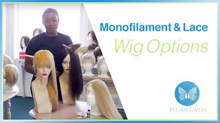 Monofilament or Lace Wig options  HairWeavoncom [upl. by Fujio]