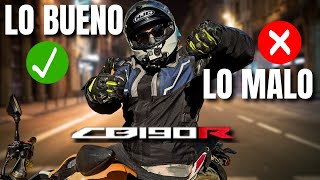 HONDA CB190R Lo BUENO y Lo MALO‼️ mira ésto antes de comprar una‼️ HUDSON FARRA Cap 26✨ [upl. by Elodia]