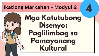 ARTS 4 Ikatlong Markahan – Modyul 6 Mga Katutubong Disenyo Paglilimbag sa Pamayanang Kultural [upl. by Natanhoj]