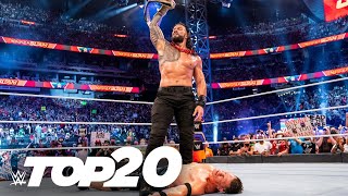 20 greatest Roman Reigns moments WWE Top 10 special edition Nov 3 2022 [upl. by Anirtruc]