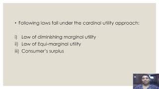 Cardinal vs Ordinal utility approach [upl. by Odnomar]