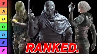 Ranking EVERY OPERATOR in Rainbow Six Siege Y9S1 [upl. by Aklog]