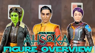 NEW 2023 Star Wars Black Series Ezra Bridger Sabine Wren Hera Syndulla AHSOKA Figure Overview [upl. by Gordy]