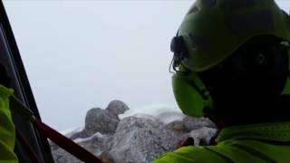 Pizzo del badile Camuno soccorso alpino in azione [upl. by Joon755]