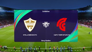 Stellenbosch vs Cape Town Spurs FC 09032024 DStv Premiership PES 2021 [upl. by Annayat104]