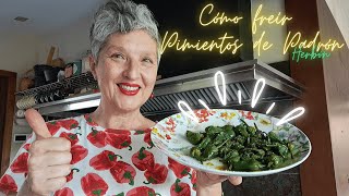 🌶 CÓMO FREÍR PIMIENTOS DE PADRÓN 🌶 con Thermomix® TM6 🔝 [upl. by Mcmahon]