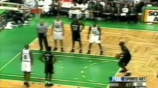 Kevin Garnett Tough Battle vs Pierce and Celtics 40 points Frantic Finish [upl. by Yeuh]