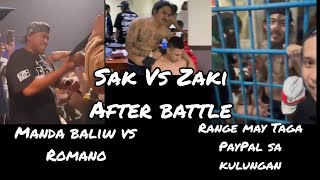 PANGIL SA PANGIL  SAK VS ZAKI AFTER BATTLE  RANGE MAY TAGA PAYPAY SA KULUNGAN [upl. by Suckram]