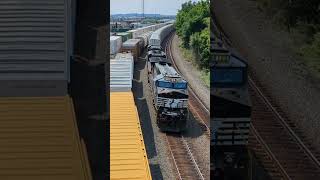 Norfolk Southern 11N Auto Racks Pulling Out Of The Harrisburg Terminal Harrisburg PA 7262024 [upl. by Drewett569]