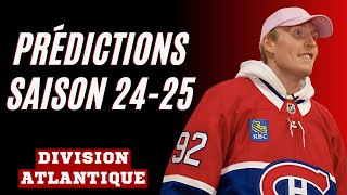 Prédictions LNH 2425 Le Canadien terminera au [upl. by Estrellita]