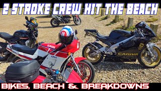 RD 350 YPVS  2 STROKE BANK HOLIDAY RIDE [upl. by Schwab964]