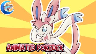 Animated Pokédex  Sylveon [upl. by Dnalyram467]