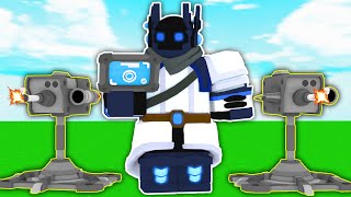 I Won Only Using TURRETS In ROBLOX Bedwars [upl. by Daitzman935]