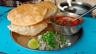 Kurma Puri  kolhapur  How To Make Street Style Kurma Puri  Delicious Indian Street FOOD [upl. by Aidni]