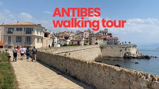 Antibes Free Walking Tour  French Riviere Cote dAzur France [upl. by Kinsman]