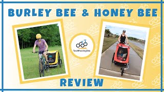 Burley Bee amp Honey Bee Bike Trailer Review [upl. by Merola]