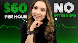 6 No Interview 60  Hour Online Work from Home Jobs [upl. by Atterrol]