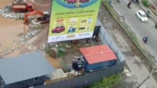 Lullu Mall and Surrounding Floods Drone view [upl. by Kilbride]