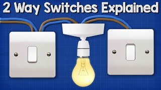 3 Way Switches Explained  How to wire 3 way light switch [upl. by Atcele232]